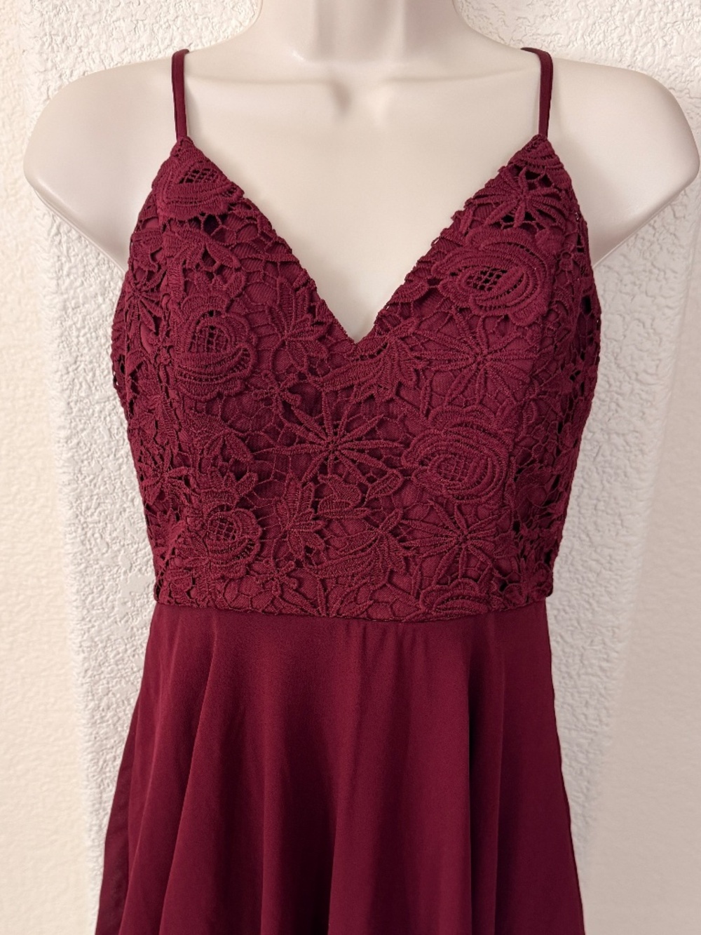 Lulus Flowy Chiffon Dress